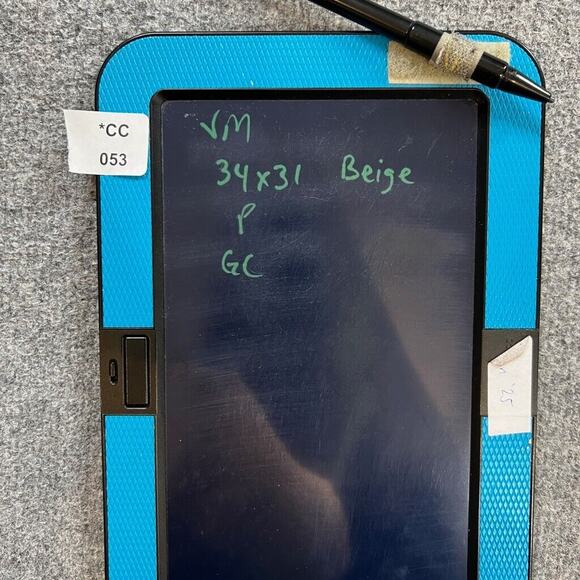 Vintage The Territory Ahead Pants Mens 34 Beige Cotton Flat Front Relaxed Fit - Picture 10 of 11